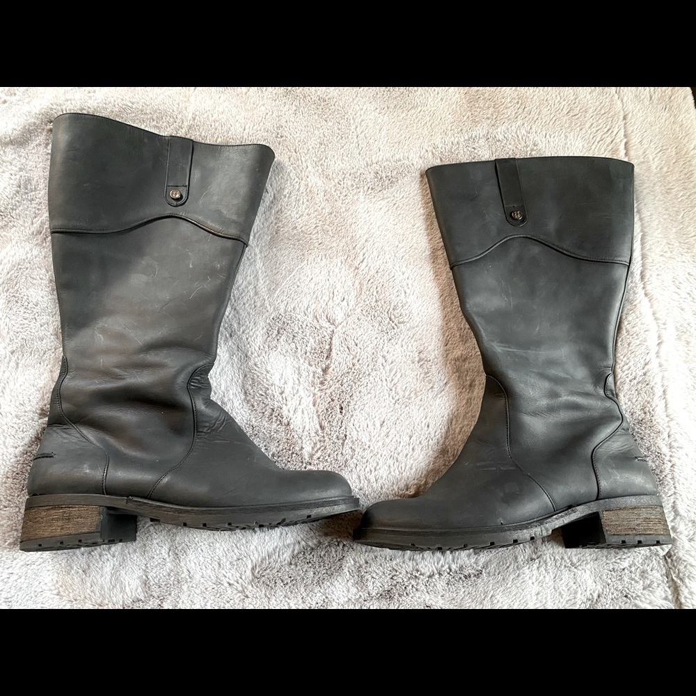 Ted&Muffy Black Boots w/ heel Sz 9 Women’s